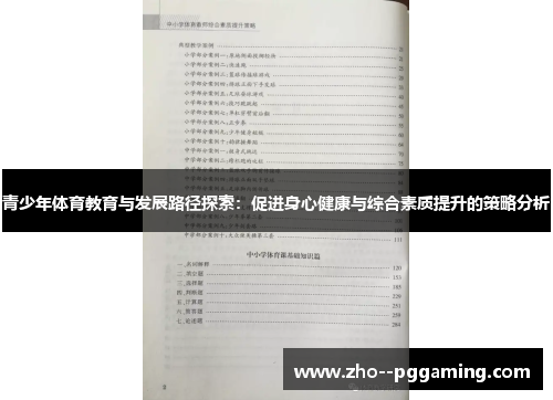 青少年体育教育与发展路径探索：促进身心健康与综合素质提升的策略分析